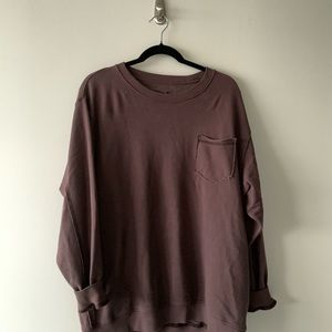 aerie oversized crewneck